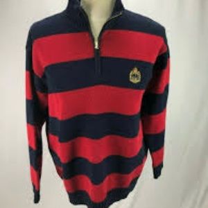 Vintage Lauren Ralph Lauren Logo Quarter Zip Sweater